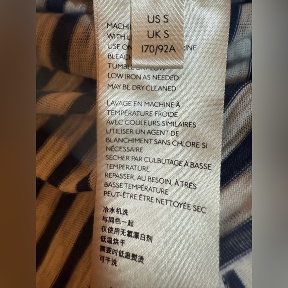 We The Free Striped Blue & White Halo Nautical  Tee, ladies size S 2 for $30 - Picture 7 of 11